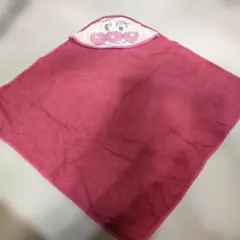 アンパンマン タオル 赤　フード付き