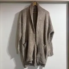 【新品タグ付き】GU モールヤーンラウンジガウン