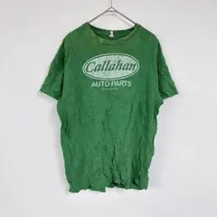 Callahan AUTO PARTS【M】グリーン Tシャツ 半袖 シンプル