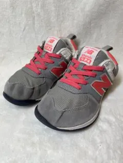 New Balance 574 スニーカー 20.5cm グレー/ピンク