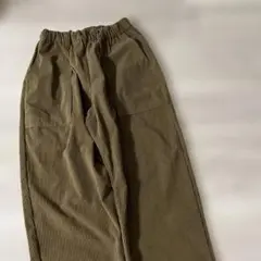 コーデュロイ ワイドパンツ