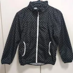 水玉模様の軽量パーカー　150