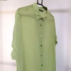 YECCA VECCA ライトグリーン 半袖シャツ
