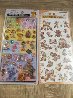 １点のみ！　ボンボンドロップシール　ディズニー　アラジン　ダンボ　ライオンキング