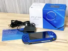 PSP-3000VB バイブラントブルー　箱、取説、電源アダプター