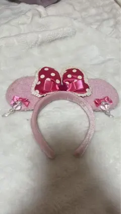 ミニー ピンク イヤリングカチューシャ
