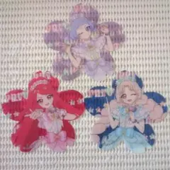 1 ひみつのアイプリ アニメイト特典 桜型クリアカード サクラ タマキ チィ