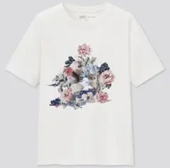 ユニクロ ポール&ジョー UT Tシャツ 白 XL 猫 花柄 完売 UNIQLO