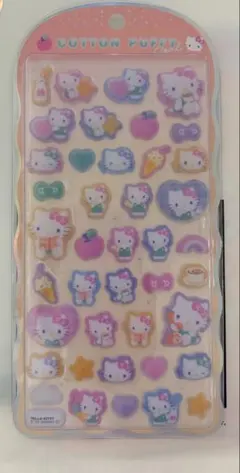 ち*ー様 ハローキティ コットンパフィシール