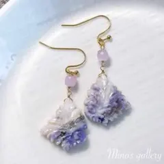 天然石☆激レア☆バイカラーアメジストドゥルージー×エメラルドの