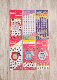 たまごっち キラキラシール2　プチプチシール　6点セット　セリア　匿名配送