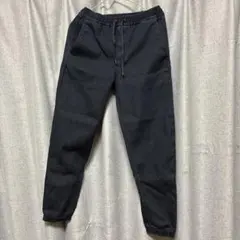 【GU】裏フリースデニムスーパーストレッチジョガーパンツ　NAVY Sサイズ