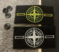STONE ISLAND ロゴパッチ2枚とボタン4個セット