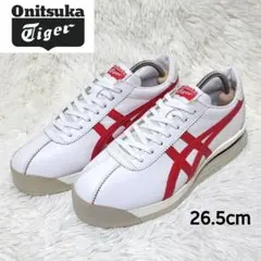 極美品❤️オニツカタイガー タイガー コルセア EX ホワイト×レッド 26.5
