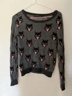 CLEMENTS RIBEIRO　クレメンツリベイロ　カシミヤビーズ刺繡セーター CLEMENTS RIBEIRO クレメンツリベイロ カシミヤビーズ刺繡セーター