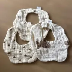 コットン製スタイ3枚セット　スタイ　新品