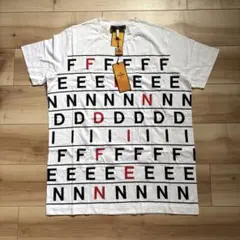 新品★ FENDI フェンディ ヴィンテージ ロゴ Tシャツ 42 ホワイトのサムネイル