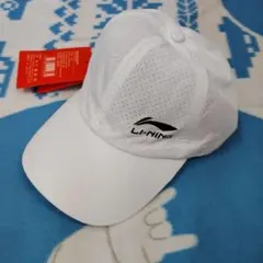 LI-NING ランニング　キャップ ホワイト　リーニン