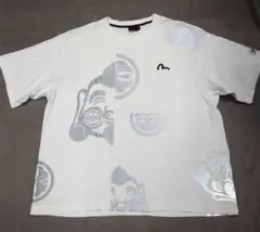 希少☆ EVISU エヴィス カモメ Tシャツ 刺繍迷彩カモフラ 1990年代 