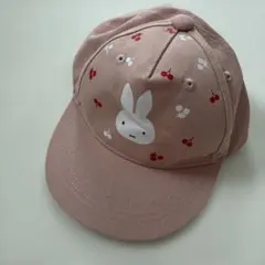 ミッフィー miffy キャップ 帽子 ピンク 50cm