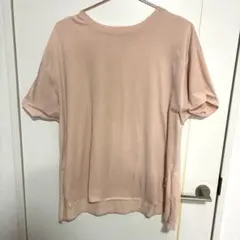 UNIQLO エアリズム　シームレスT ピンク