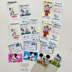 東京ディズニーランド ディズニーシー パスポート チケット ホルダー セット