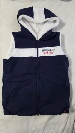 NEW BALANCE GOLF　フード付きベスト ネイビー