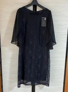 未使用 GUI YING レース ワンピース　ドレス　黒　大人　ブラック　上品