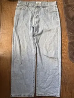 MONO-MART デニムパンツ ライトブルー Lサイズ