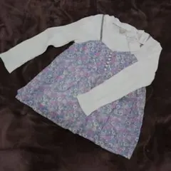 petit main 花柄長袖カットソー 120cm