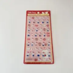 【正規品】サンリオmini　ボンボンドロップシール　キティ　赤