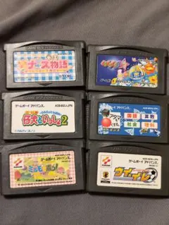 ゲームボーイアドバンス ソフト 6本セット GBA