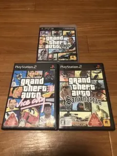 PS2 グランドセフトオート　3本セット