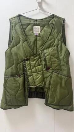 RE CUT SUPPLY ミリタリーベスト　キルティングベスト