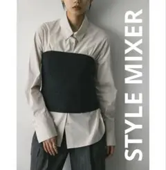 STYLE MIXER スタイルミキサー　2ピースビスチェレイヤードシャツ
