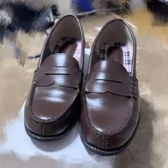 美品 ブラウン ローファー 24.0