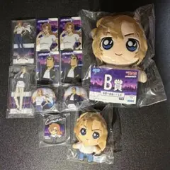 名探偵コナン セガラッキーくじ ぬいぐるみ アクスタ 缶バッジ 萩原 千速