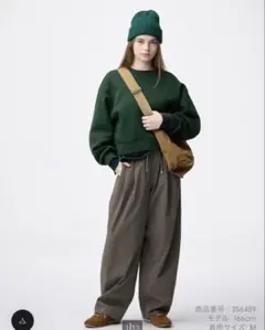 GU バレルレッグプルオンパンツ Mサイズ