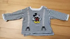 プティマイン　ミッキーマウス サスペンダーデザイントップス