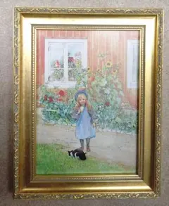 油絵　98歳まで天命を全うした画家　古川　幸　の作品　ドール　F8号 油絵 98歳まで天命を全うした画家 古川 幸 の作品 ドール F8号 - メルカリ