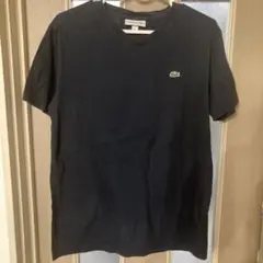 LACOSTE Vネック Tシャツ ブラック