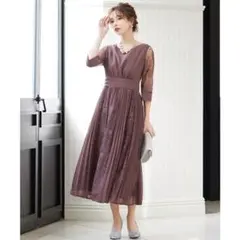 niana オケージョンドレス　パープル　Mサイズ