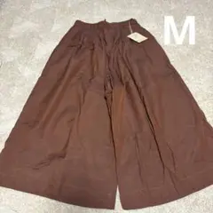 【新品】Hunch ハンチ　レディースガウチョパンツ　ブラウン　Mサイズ