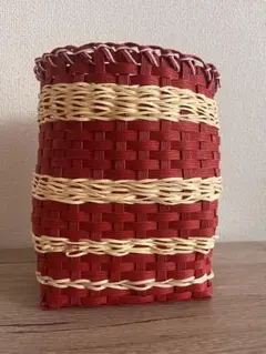 ハンドメイド バスケット 小物入れ カゴ