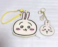 ちいかわ うさぎ しまむら おかおリールパスケース コインケース バッグチャームのサムネイル