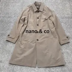 【nano&co】ステンカラーコート ベージュ