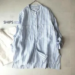 オーガニックヨーロピアンリネン シップスエニィ ストライプリネン 