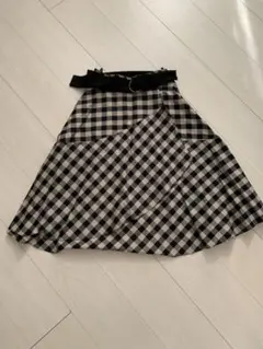 papoula チェックスカート ☆新品、未使用☆