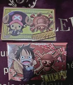 ONE PIECE ワンピース ルフィ チョコ缶バッジ 長方形 ハウステンボス