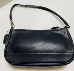 あ*様 OLD COACH ブラックレザー ハンドバッグ